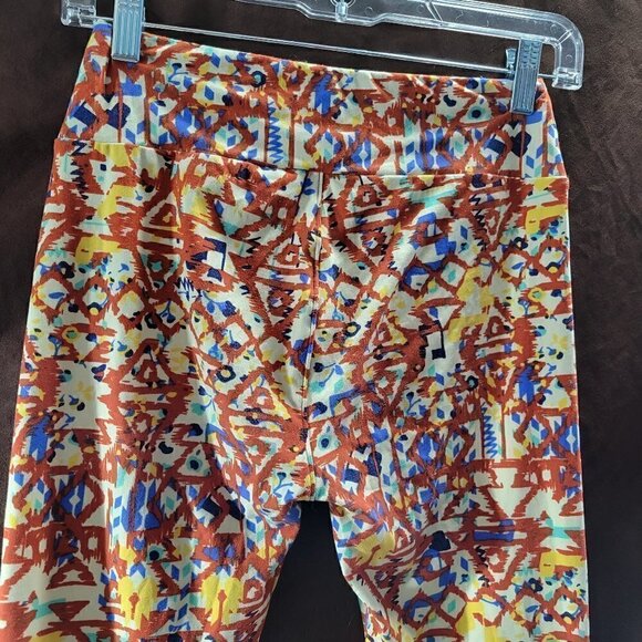 LulaRoe Leggings Funky Multicolored Design One size - Picture 2 of 6